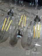 img 1 attached to Vintage Style Grensk Dimmable LED Edison Bulbs - 3 Pack review by Troy Coskillas