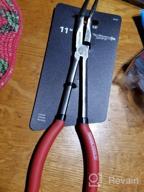 img 1 attached to OEMTOOLS 22622 11 Inch Long Nose Pliers, 45 Degree Pliers, Needle Nose Pliers, Bent Long Nose Pliers Access Tight And Awkward Spots, Improved Grip, Color May Vary review by Anthony Mcgarry