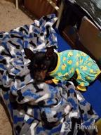 img 1 attached to Stretchable Yellow Duck Dog And Cat Pajamas For Small Dogs - Soft Material Dog Apparel For Comfy Sleepwear review by Scott Wallace