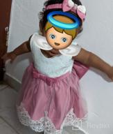 картинка 1 прикреплена к отзыву Платье-пачка с кружевным цветком и оборками для маленьких девочек, крещение, крещение, первое причастие от Alejandro Anaya