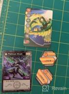 img 1 attached to Bakugan Evolutions Griswing Platinum True Metal 2 BakuCores Character Card Boys Ages 6+ Toys review by Jessica Fields