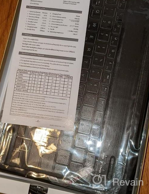 img 1 attached to 2021 IPad Pro 11 Inch Case With Keyboard - Compatible With 3Rd Gen, 2Nd/1St Gen & Air 5 2022/Air4 - 7 Color Backlight & 360° Rotatable Touchpad Keyboard Case (Black) review by Matt Williams