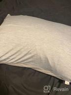img 1 attached to Stay Cool And Comfy All Night With LUXEAR Double-Sided Arc-Chill Cooling Pillowcases (2 Pack) - Blue, 20X26'' review by Danny Badasz