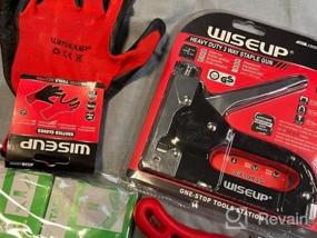 img 7 attached to 4-In-1 Heavy Duty WISEUP Upholstery Staple Gun For Woodworking, Crafting & More - 4200 Staples Included!