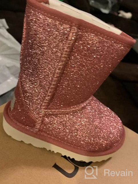 img 1 attached to 👢 Boys' UGG Classic Metallic Glitter Fashion Boots review by Jonathan Robertson