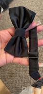 img 1 attached to 👔 Silver Boys' Accessories: Handkerchief and Boys Bow Tie Set review by Deandre Kamaludin