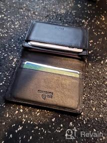 img 6 attached to Travel-Safe Leather Wallets: Men's Card Cases and Money Organizers with Blocking Technology