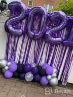 img 1 attached to 🎈 Reusable 40 Inch Blue Number Balloons for Memorable 1st, 2nd, 10th, 12th, 20th, 21st, 22nd Birthday Decorations review by Melota Phillips