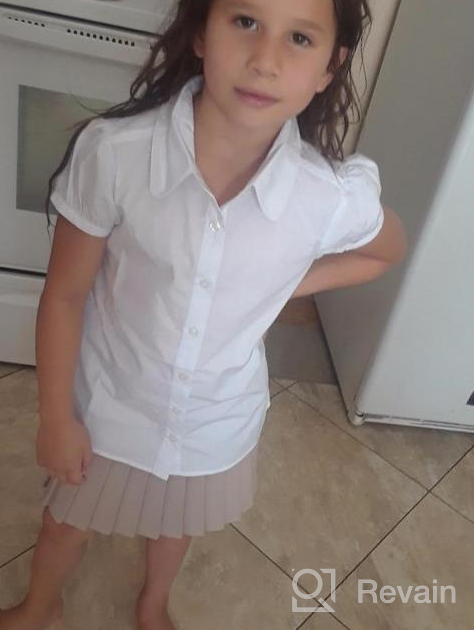 img 1 attached to ToBeInStyle Girl's Uniform Skirt: 👧 Classic and Stylish Choice for School Uniforms review by Tracy Martin