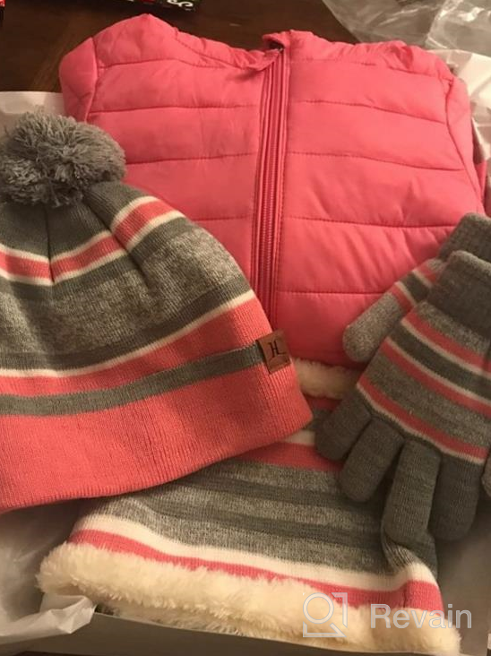 img 1 attached to 🧣 Winter Beanie Thermal Fleece Toddler Boys' Accessories: Warm Essentials for Cold Weather! review by Corey Vaz