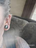 img 1 attached to 8-Piece Glow-In-The-Dark Screw Fit Ear Gauges Made Of Stainless Steel For Piercing Jewelry In Sizes 2G To 1-3/16 Inch By TBOSEN review by Darrell Bridges