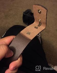 img 8 attached to Longhorn Western Conchos: Premium Leather Men's Accessories for Belt Matching