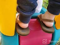 img 1 attached to 👟 Quiksilver Carver Toddler Sandal TAN: Solid Boys' Shoes for Comfort and Style review by Ricky Mills