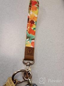 img 6 attached to Lotus Hand Wrist Lanyard Key Chain Cool Keychain Wristlet Strap Car Keychain MNGARISTA