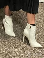 img 1 attached to Classy And Chic: IDIFU Women'S High Heel Pointed Toe Ankle Boots review by Sivabala Mickel