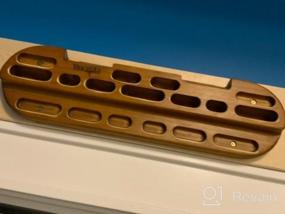 img 7 attached to Enhance Your Grip And Climbing Skills With The Yes4All Wooden Hang Board For Doorways