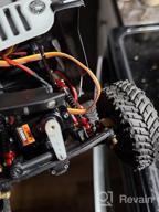 img 1 attached to INJORA RC Servo Steering With Mount Bracket And Arm For Axial SCX24 Upgrade Parts - Red review by Blair Foster