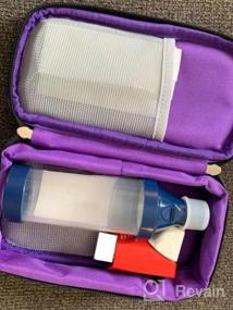 img 5 attached to YOUSHARES Insulin Cooler Travel Case - Medication Diabetic Insulated Organizer Portable Cooling Bag For Insulin Pen And Diabetic Supplies With 2 Cooler Ice Pack (Purple)