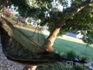 img 1 attached to KEPEAK Camping Hammock: Lightweight Nylon Portable Netting For Backpacking, Travel & Beach! review by Paul Weakland