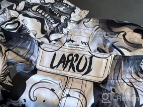img 5 attached to LAFROI Мужские боксерские шорты для смешанных единоборств с кулиской и карманом для боевой одежды - QJK01