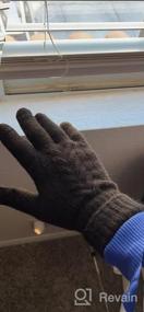 img 5 attached to Женские теплые зимние перчатки с сенсорным экраном и флисовой подкладкой | Ачиу