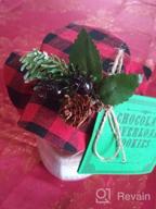 img 1 attached to 20-Pack Artificial Red Berry Flower Ornaments For Christmas Wreaths, Xmas Trees Decorations - Firlar Mini Pine Tree Branches With Holly Berries review by Jimmy Montalvo