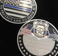 img 1 attached to Engravable Personalized Law Enforcement Challenge Coin With Thin Blue Line Design - PinMart review by Jason Bailey