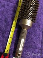 img 1 attached to SUPRENT Round Brush With Natural Boar Bristles,Nano Thermic Ceramic Coating& Ionic Roller Hairbrush For Blow Drying, Curling&Straightening, Volume&Shine (2.4" & Barrel 1.3") review by Greg Quinit