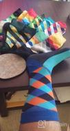 img 1 attached to Colorful Combed Cotton Crew Socks For Men - Fancy Novelty & Casual Dress Socks Pack By WeciBor review by Lloyd Rodriguez