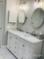картинка 1 прикреплена к отзыву Обновите декор ванной комнаты с помощью 21-дюймового светильника Osimir Farmhouse цвета темной бронзы - WL9167-3A от Matthew Oumer