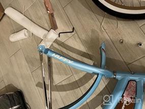 img 7 attached to Езжайте со стилем на велосипеде Huffy 24" Panama Jack Beach Cruiser для женщин, цвет - небесно-голубой