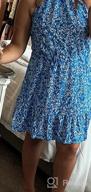 картинка 1 прикреплена к отзыву Women'S Summer Chiffon Blouse Skirt Sleeveless Halter Ruffle Romper Sun Flowy Outfit от Stuart Sugden