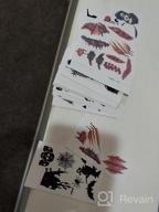 img 1 attached to 46 Sheets Full Arm Waterproof Temporary Tattoo For Men And Women (L22.8“XW7”), Flower Skull Wolf Snake Large Tattoo Sticker And Rose Lily Daisy Medium Fake Tattoo Stickers For Body Hand Forearm Leg review by Jackquell Cash