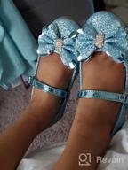 картинка 1 прикреплена к отзыву Glitter Princess Ballet Flats For Kids - Mary Jane Flower Dress Shoes Ideal For Weddings, Parties, And Bridesmaids от David Lambert
