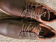 img 1 attached to Casual Lace-Up Oxford Dress Shoes For Men review by Joe Taniguchi