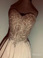 img 1 attached to Junior Gold Lace Applique Short Quinceanera Homecoming Dresses By Babyonline review by Kenyatta Mack