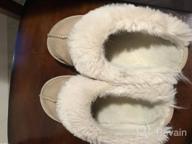 img 1 attached to Stay Cozy & Stylish With Women'S Memory Foam Slip-On Slippers - Fluffy, Soft & Warm For Indoor/Outdoor Use review by Tony Dago