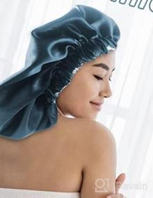 img 7 attached to Ultimate Sleep Protection: Satin And Silk Bonnets For Women With Natural Hair
