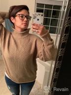 img 1 attached to Warm And Stylish: ZKESS Women'S Turtleneck Chunky Knit Sweater For Casual Wear review by Dana Wood