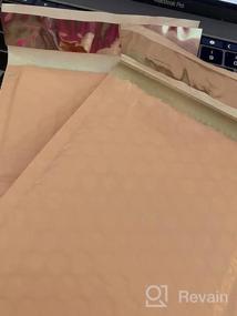 img 5 attached to 100 Pack Fuxury White Bubble Mailers, 4X8-дюймовые мягкие конверты для доставки, самозапечатывающиеся водонепроницаемые пузырьковые конверты, идеальные упаковочные пакеты для малого бизнеса, бутиков и оптом, размер # 000