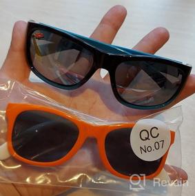 img 8 attached to Детские поляризованные солнцезащитные очки CGID K02 из мягкого резинового материала для детей от 3 до 10 лет: улучшают видимость и защищают глаза