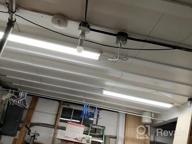 img 1 attached to Upgrade Your Workshop With LEONLITE'S 40W LED Motion Sensor Shop Light - 2 Pack review by Alex Britton
