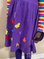 img 1 attached to Colorful Cotton Dresses with Floral and Animal Prints for Girls 3-8 Years - JUXINSU review by Heather Smith