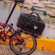 img 1 attached to Efficient And Convenient Bicycle Storage With Vincita Nash Bike Trunk Bag - Expandable Panniers, Waterproof Cover And Large Capacity For All Bikes! review by Kevin Cheek