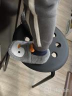 img 1 attached to 🐧 Penguin Boys' Indoor Toddler Slippers for Bedroom Shoes review by Chris Pacino