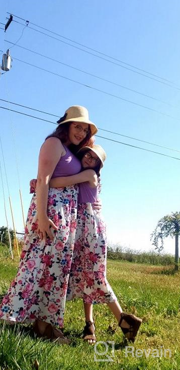 img 1 attached to Stylish Casual Floral Maxi Dress: Mommy 🌸 and Me Matching Outfits for a Fashionable Summer review by Melissa Kula