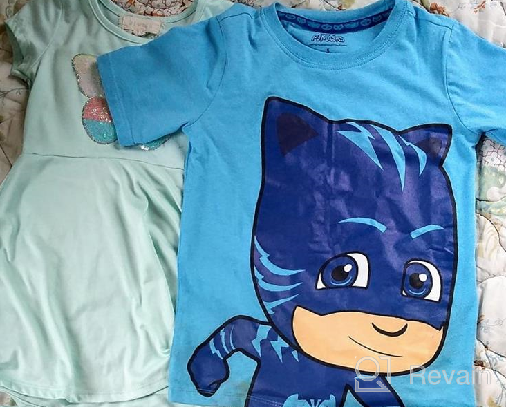 img 1 attached to PJ Masks Toddler Boys Multi Boys' Clothing in Tops, Tees & Shirts review by Jimmy Bhat