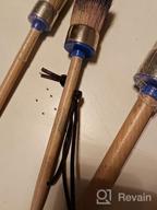 img 1 attached to Upgrade Your DIY Game With A Premium 3 Piece Chalk Paint Brush Set For Furniture And Home Decor review by Brent Dietrich