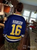img 1 attached to Ice Hockey Jersey Inspired By The Hanson Brothers Of The Charlestown Chiefs From Slap Shot Movie - Numbers 16, 17, 18 (Jack, Steve, Jeff) review by Gavin Ghram