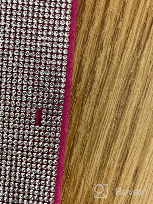 img 1 attached to Didog Rhinestone Dog Collar - Made Of Soft Velvet Colored Material - Suit For Girl Or Female Medium Large Dog Breeds review by Derrick Kadam